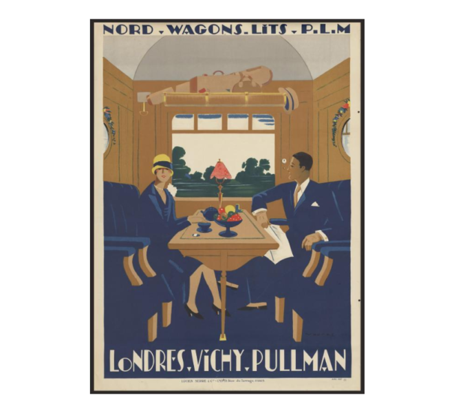 Londres-Vichy-Pullman ill. Naurac Chaurand